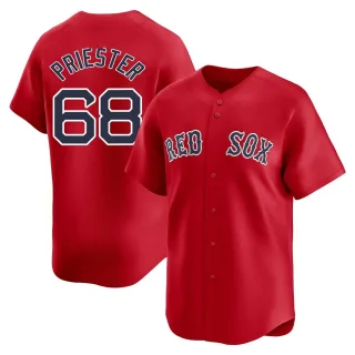 Men's Limited Red Quinn Priester Boston Red Sox Alternate Jersey