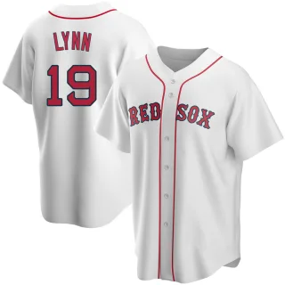 Women's Majestic Boston Red Sox #19 Fred Lynn Replica White